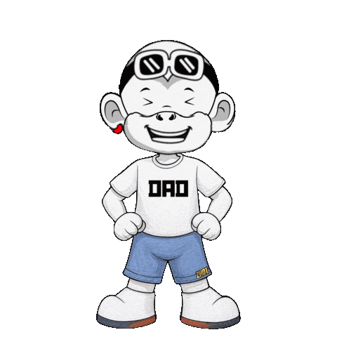 Best Dad Sticker by Zhot