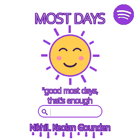 Now Playing Good Vibes Sticker by NikhiL Keolan Gounden