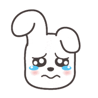 Sad Puppy Sticker