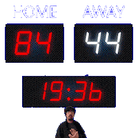 44 Away Sticker