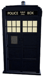 Doctor Who 3D Sticker by Scott Gelber