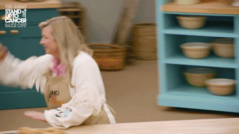 Celebrity Baking GIF by The Great British Bake Off