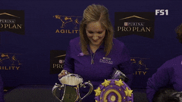 Pink receives her prize
