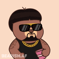 Clubbing Teddy Bear GIF by BEARISH