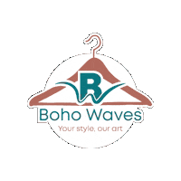 boho_waves waves boho boho waves Sticker