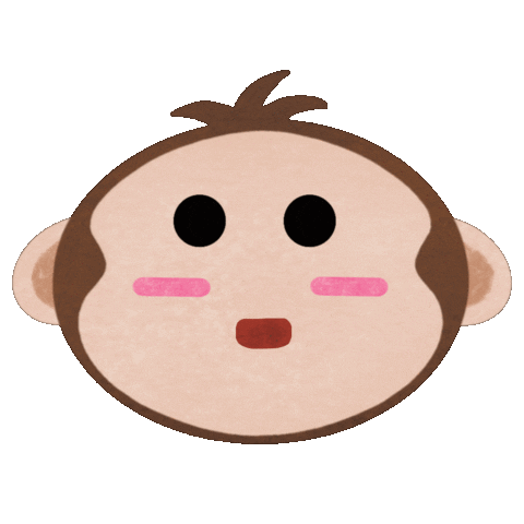 Karla_Kiky happy smile smiling monkey Sticker