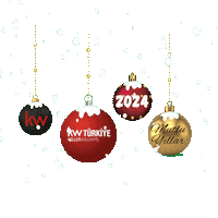 Happy New Year Christmas Sticker by Didem İldeş KW Cadde
