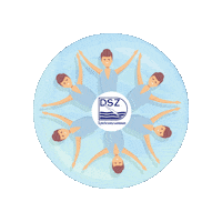 DSZsynchroonzwemmen swimming den haag denhaag zwemmen Sticker