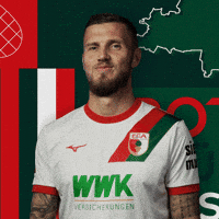Jeffrey Gouweleeuw Football GIF by FC Augsburg 1907