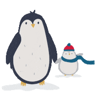 Christmas Penguins Sticker by Frugi
