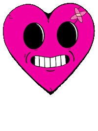 Magnolia Park Hearts Sticker by Epitaph Records