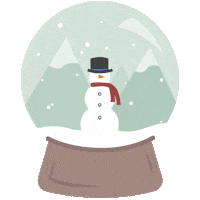 christmas snow Sticker by Mikyla Design
