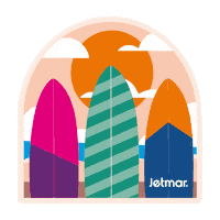 Travel Beach Sticker by Jetmar