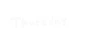 Thursday Thu Sticker