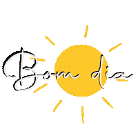 Bom Dia Sun Sticker