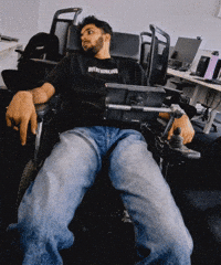 Stephen Hawking Wheelchair GIF