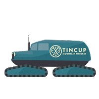 tincupwhiskey winter adventure explore skiing Sticker
