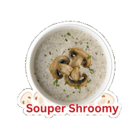 Souperstarsg mushroom soup shroomy singapore soup Sticker