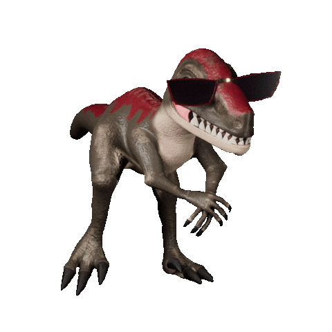 RaptorAnimationStudios dance raptor velociraptor raptoranimation Sticker
