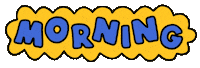Good Morning Sticker by Poppy Deyes