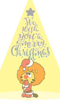 Cat Christmas Sticker