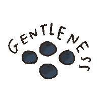 Blueberry Gentleness Sticker by Be A Heart