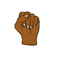 illumiinaani colors hands fist black lives matter Sticker