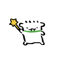 Dog Star Sticker