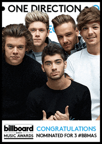 one direction GIF by Billboard Music Awards
