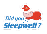 OfficialSleepwell baby good morning holiday sleep Sticker