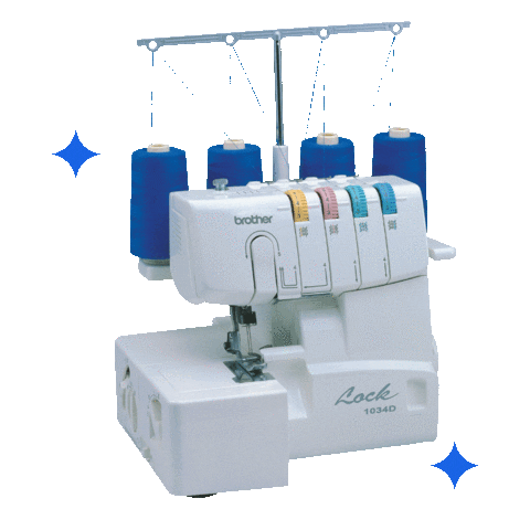 Overlock Serger Sticker by Brother USA
