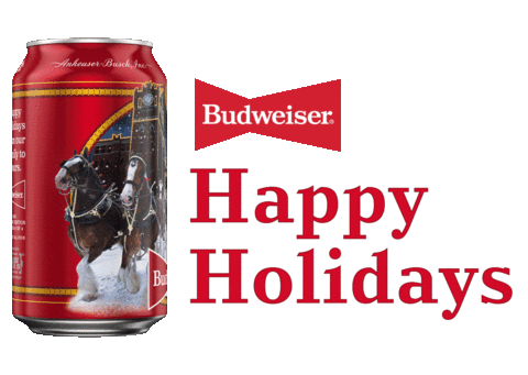 Christmas Beer Sticker by Budweiser