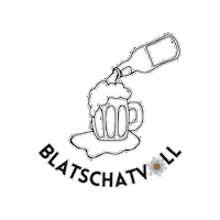 Bier Bayrisch Sticker by Blatschatvoll