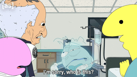 Im Sorry Who Is This GIF by Adult Swim