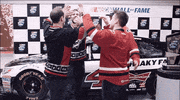 celebration high fives GIF by Charlotte Checkers