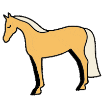 Horse Sticker by dapplebay
