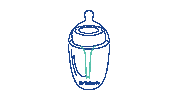 Baby Bottle Sticker by Dr. Talbots