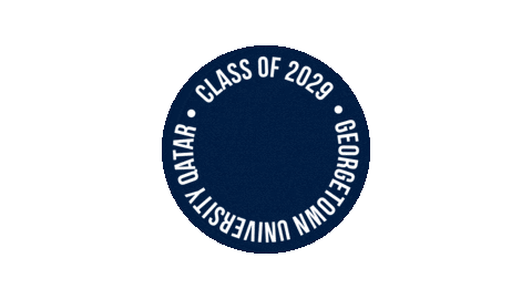 Class Of 2029 Sticker by Georgetown University Qatar