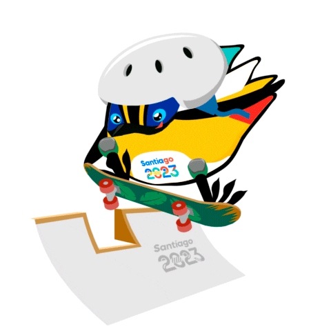 Skate Skateboard Sticker by Santiago 2023