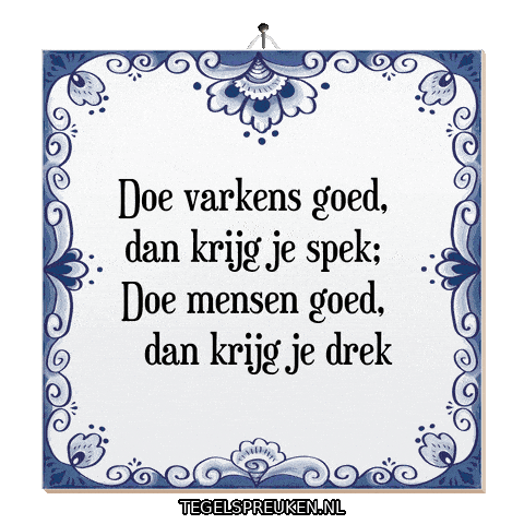 Respect Wijsheid Sticker by Tegelspreuken.nl