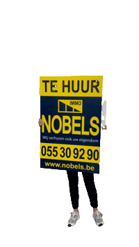 ImmoNobels for rent te huur immo nobels immo nobels te huur Sticker