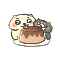 Eat Chocolate Pudding Sticker