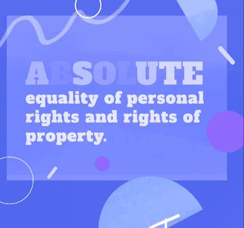 Absolute Equality Of Personal Rights