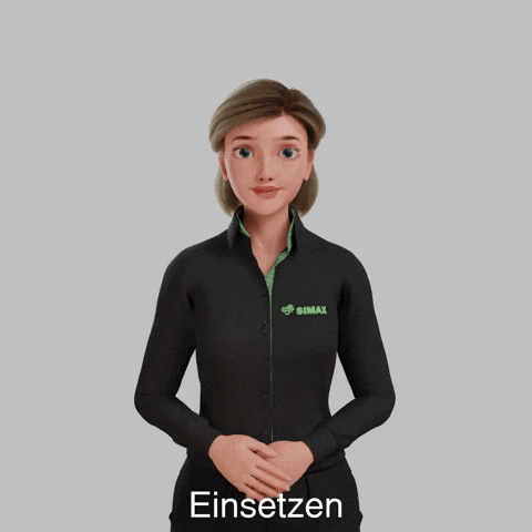 Avatar Gebärdensprache GIF by Sign Time - SiMAX