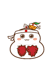 Happy Cheering Sticker by Mochi & Michi