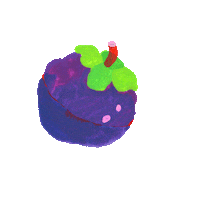 Rainbow Fruit Sticker by Halcyon Nights