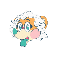 Tekua tati disfraz expresion peluca Sticker