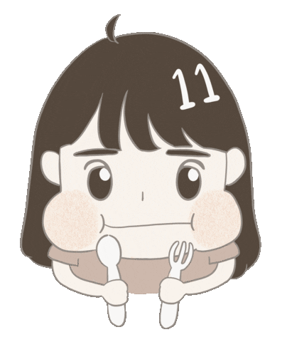 Hungry Food Sticker