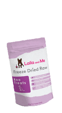 Lailaandme dog puppy treats australian Sticker