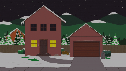 snow house GIF by South Park 